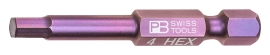 PB Swiss Tools PB E6.210/4 Grösse 4mm Innensechskant Precision Bit 1/4"