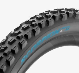 Preview: Pirelli Scorpion Enduro M, TLR, SmartGRIP Gravity, HardWALL black/turquoise 29x2.4 Reifen