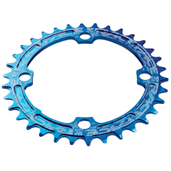 Race Face 104 BCD Chainring Sram/Shimano 1x10 - 1x12 34 Zähne blue Kettenblatt