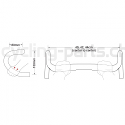 Ritchey WCS Carbon Evocurve 40cm Lenker