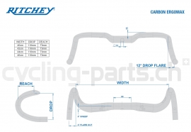 Ritchey WCS ErgoMax Carbon 40cm Lenker