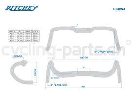 Ritchey WCS ErgoMax Aluminium 42cm Lenker