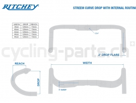 Ritchey WCS Streem Internal Routing 40cm Lenker