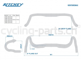 Ritchey WCS VentureMax V2 Di2 internal 40cm Lenker