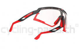Rudy Project Defender impactX2 photochromic red, matte black-red fluo Brille