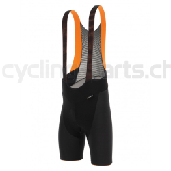 Santini Adapt Herren kurze Trägerhosen schwarz