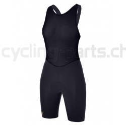 Santini Damen Unico kurze Trägerhosen schwarz