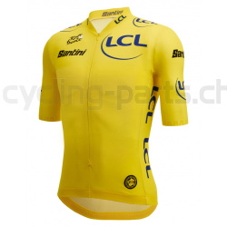 Santini Tour de France Leader kurzarm Trikot Herren gelb
