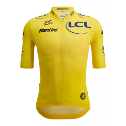 Santini Tour de France Leader kurzarm Trikot Herren gelb
