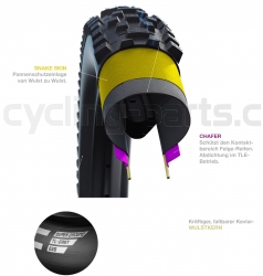 Schwalbe Nobby Nic Addix Speedgrip Super Ground SnakeSkin Tubeless Easy E-50 27.5x2.40 Reifen