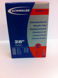 Schwalbe SV 20 extra light Presta 40mm 700x18/25 Schlauch