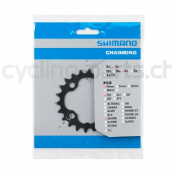 Shimano Deore FC-M590 22 Zähne 3x9 Kettenblatt