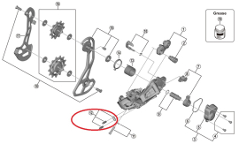 Shimano XT RD-M8050/Ultegra RD-R8050/GRX RD-RX815 Schaltwerk Anschlagschrauben