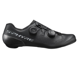 Preview: Shimano S-PHYRE SH-RC910 SPD-SLR black Rennradschuhe breite Ausführung