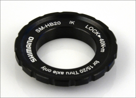 Shimano Centerlock Bremsscheibenverschlussring SM-HB20 15mm/20mm