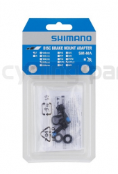 Shimano Disc Adapter Vorderrad/Hinterrad Post/Post 200mm auf 203mm