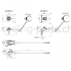 Shimano Di2 SW-RS801-S Satelitten/Sprinter-Schalter