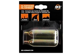 CO2 Patrone 2 x 16g ohne Gewinde SKS Airchamp