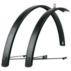 SKS Edge AL 28" 46mm Aluminium schwarz matt Schutzblechgarnitur
