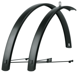 SKS Edge AL 28" 56mm Aluminium schwarz matt Schutzblechgarnitur