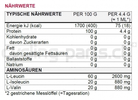 Sponser BCAA Instant Dose Pulver 200g