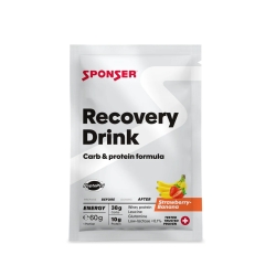 Sponser Recovery Drink Strawberry/Banana 20 Portionen a 60g