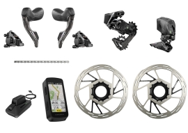Sram Force AXS E1 2x12 Hammerhead Karoo GPS Schaltgruppe