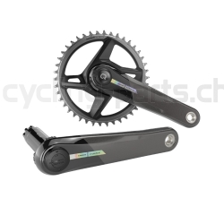 Sram Force Wide AXS Powermeter DUB 1x12 40 Zähne 175mm black/iridescent Kurbelgarnitur