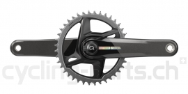 Sram Force AXS Powermeter DUB 1x12 40 Zähne 170mm black/iridescent Kurbelgarnitur