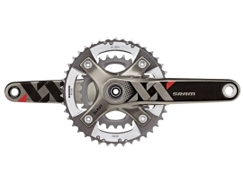 SRAM XX GXP 2x10 42-28 Q-Faktor 156mm, Länge 175mm Kurbelgarnitur