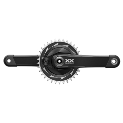 SRAM XX SL Eagle™ T-Type DUB™ Powermeter Wide 55mm Chainline black, 168mm Q-Faktor, Länge 170mm Kurbel