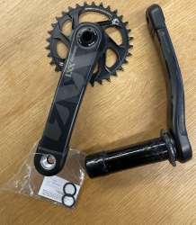 Sram XX1 Eagle™ black BB30, Länge 175mm Kurbel
