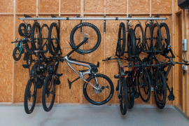 Stashed SpaceRail Bike Storage System / Wall Fahrrad-Aufhängesystem Wandmontage