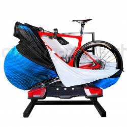 VELOSOCK Full Cover Waterproof For Road Bike Carbon blue