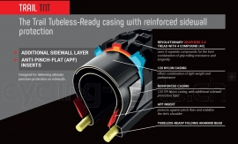 Preview: Vittoria Martello TNT, 4C, Graphene 2.0, 120 TPI, black/anthracite 27.5x2.6 Reifen