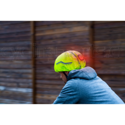 wowow Helmüberzug Regencover Corsa mit LED gelb