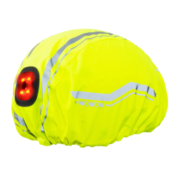 wowow Helmüberzug Regencover Corsa mit LED gelb