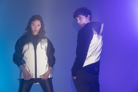 Preview: wowow Leuchtweste hooded Crosshill vollständig reflektierend