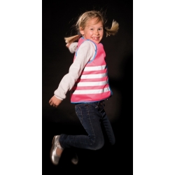 wowow Leuchtweste Kinder Fun pink