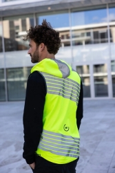 Preview: wowow Leuchtweste hooded Threesixty gelb