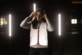 Preview: wowow Leuchtweste Damen Yara vollständig reflektierend