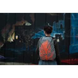 wowow Rucksack Schutzhülle Citylab Oranger Fluoreszenzdruck