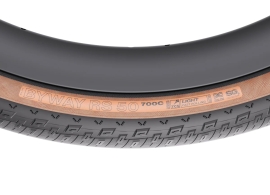 Preview: WTB Nano TCS, Light Fast Rolling, Dual DNA SG 60TPI Tan Wall 700x50 Reifen