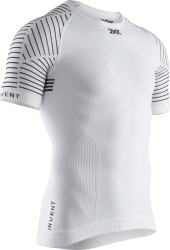 X-Bionic MEN Invent 4.0 LT Shirt SH SL arctic white/dolomite grey kurzarm Shirt