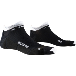 X-Socks Bike Pro Cut opal black/arctic white Socken