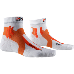 X-Socks Men Marathon arctic white/sunset orange Socken