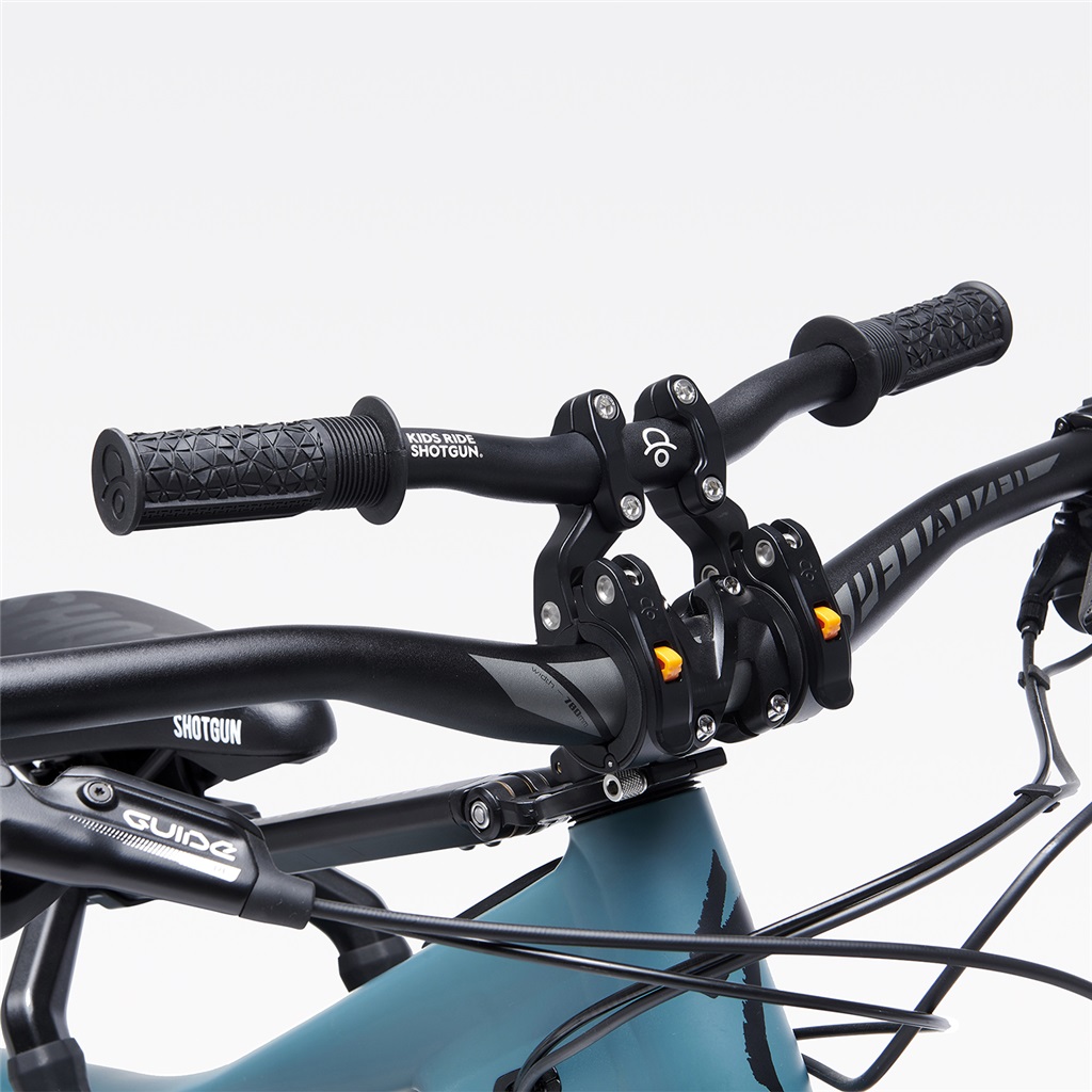 Kids Ride Shotgun Pro MTB-Kindersitz & Handgriffe Combo cycling