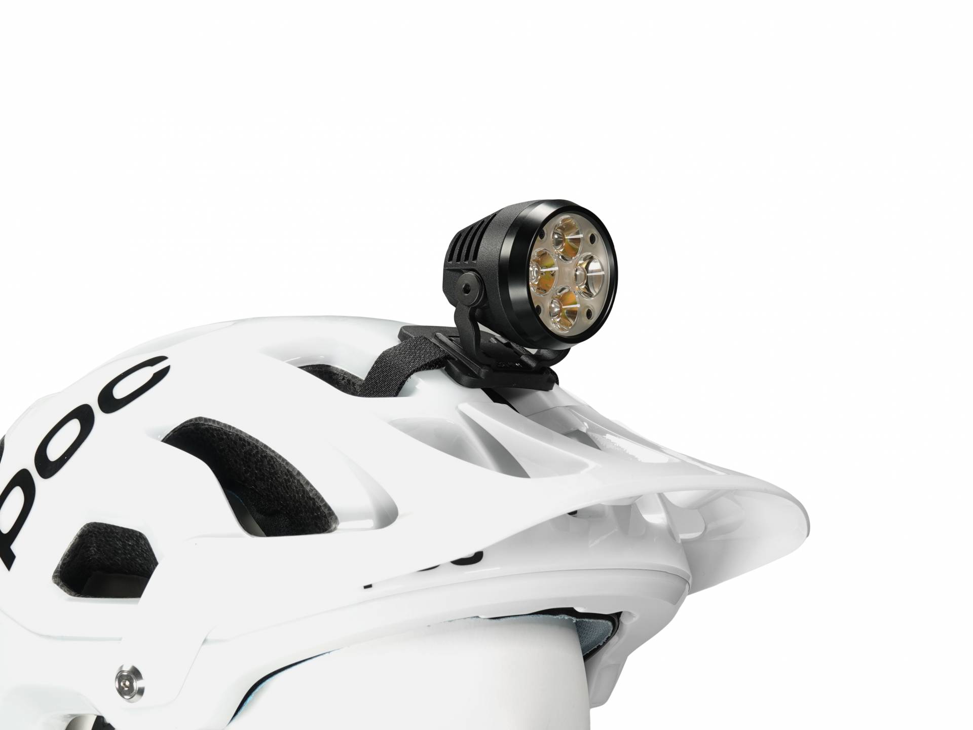 PEARL Fahrradlampe: Akku-Fahrradlicht mit Cree-LED & Lenker-Halter