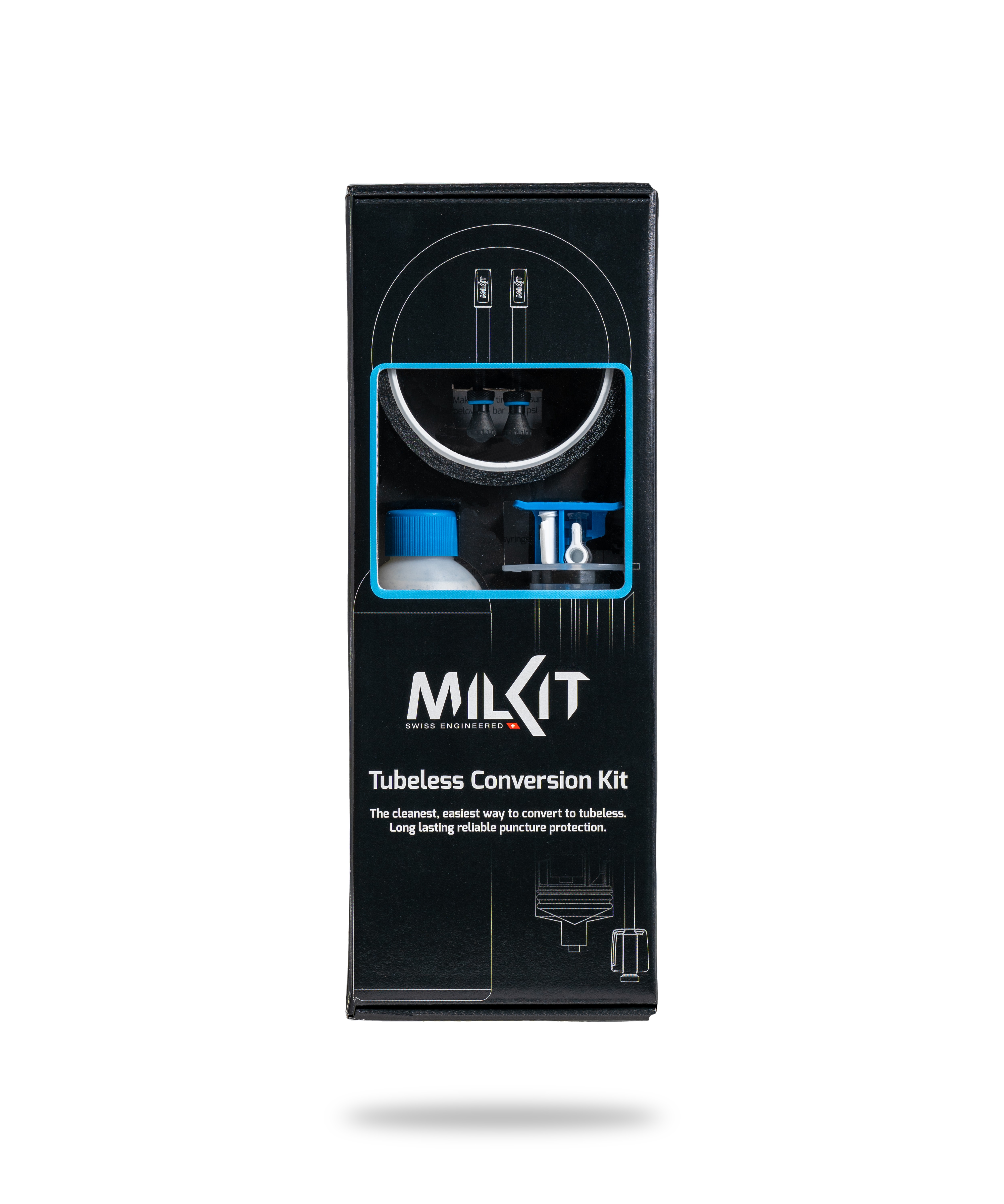 milKit Ventil Tubeless Ventil Set 2 Stück 35mm
