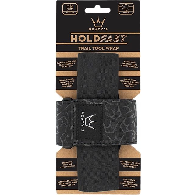 Peaty's HoldFast Trail Tool Wrap Nightrider Black Rahmentasche